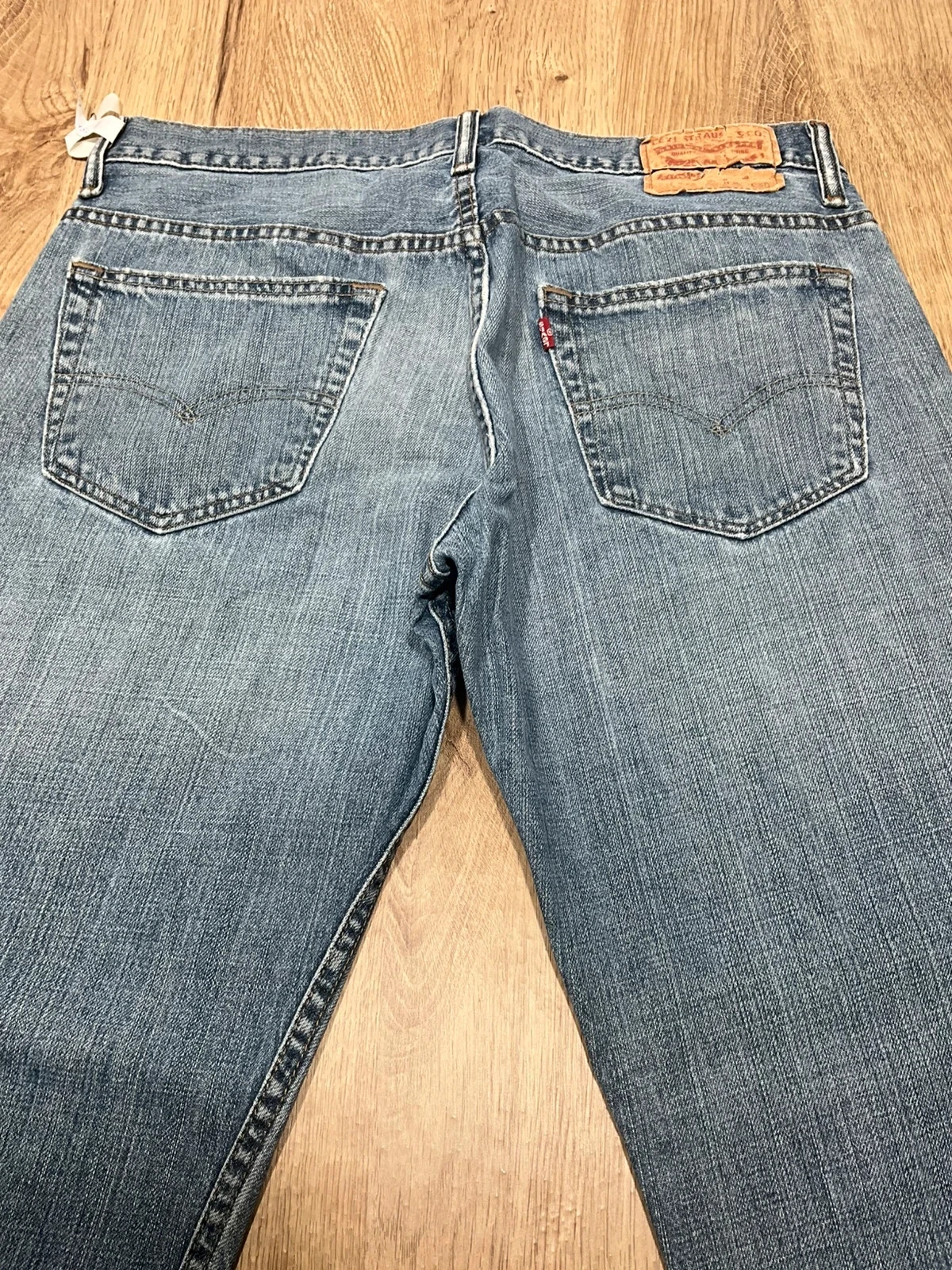 Jean Levi's Coupe Droite W32 L30 Vintage 100% Coton Bleu Délavé Lvh 184 – photo 11
